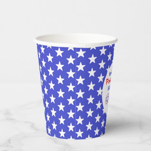 Little Firecracker 1. Geburtstag Pappbecher (Rechts)