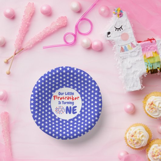 Little Firecracker 1. Geburtstag Pappteller (Party)