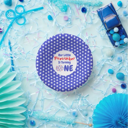 Little Firecracker 1. Geburtstag Pappteller (Party)