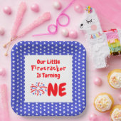 Little Firecracker 1. Geburtstag Pappteller (Party)