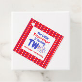 Little Firecracker 2. Geburtstag Geschenkanhänger (Beispiel)