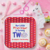 Little Firecracker 2. Geburtstag Pappteller (Party)