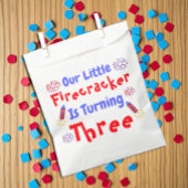 Little Firecracker 3. Geburtstag Geschenktütchen