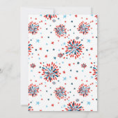 Little Firecracker 4. Juli Dankeschön Karte (Rückseite)