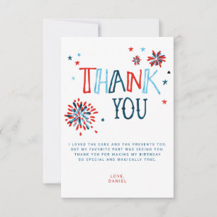 Little Firecracker 4. Juli Dankeschön Karte