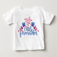 Little Firecracker 4. Juli Geburtstag Patriotic