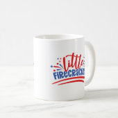 Little Firecracker 4. Juli Kaffeetasse (VorderseiteRechts)