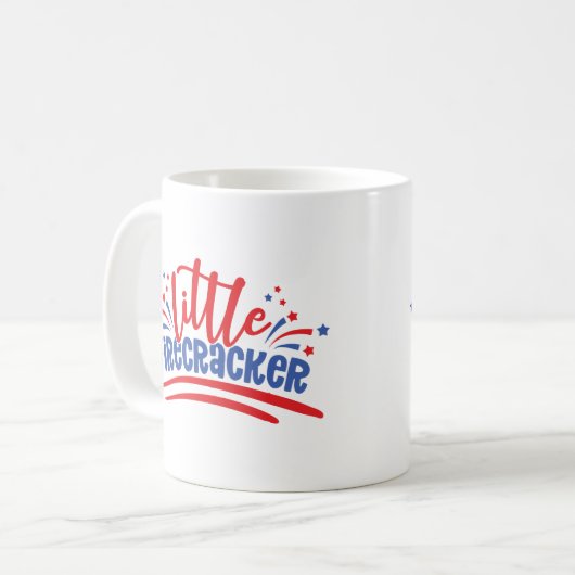 Little Firecracker 4. Juli Kaffeetasse (Vorderseite Links)