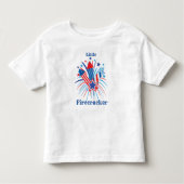 Little Firecracker 4. Juli Kleinkind T-shirt (Vorderseite)