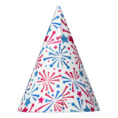 Little Firecracker 4. Juli Red White Blue Partyhütchen (Rückseite)