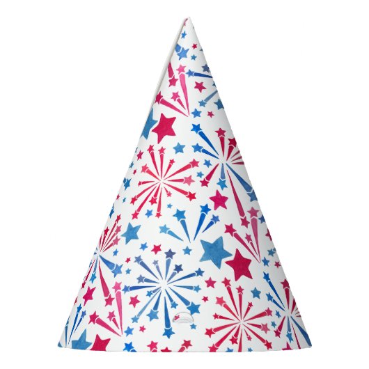 Little Firecracker 4. Juli Red White Blue Partyhütchen (Links)