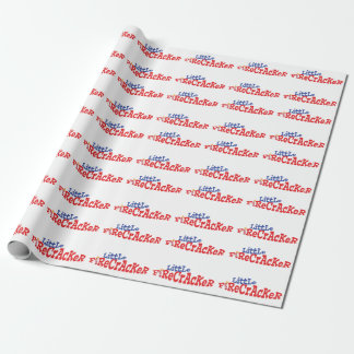 Little Firecracker Amerikanische Unabhängigkeitsta Geschenkpapier