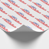 Little Firecracker Amerikanische Unabhängigkeitsta Geschenkpapier (Ecke)