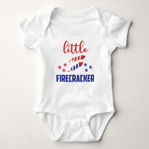Little Firecracker Baby Strampler