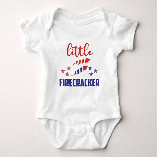 Little Firecracker Baby Strampler (Vorderseite)