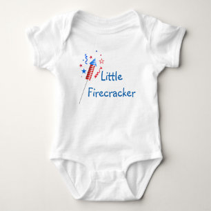 Little Firecracker Bodysuit Baby Strampler