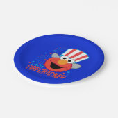 Little Firecracker Elmo Pappteller (Schrägansicht)