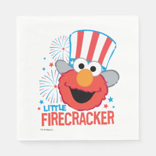 Little Firecracker Elmo Serviette