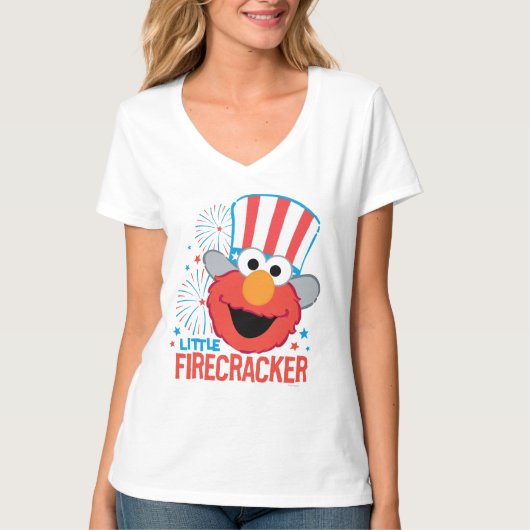 Little Firecracker Elmo T-Shirt (Vorderseite)
