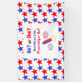 Little Firecracker Gender Reveal Banner (Vertikal)