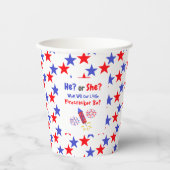 Little Firecracker Gender Reveal Pappbecher (Vorderseite)