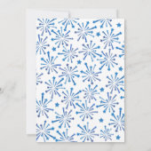 Little Firecracker Wasserfarbe 4. Juli Geburtstag Einladung (Rückseite)