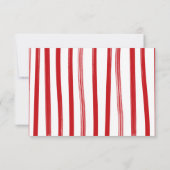 LIttle Firefighter Baby Shower Clothesline Einladung (Rückseite)