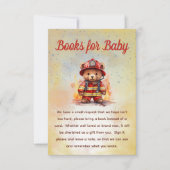 Little Firefighter Bear Baby Shower Books for Baby (Vorderseite)