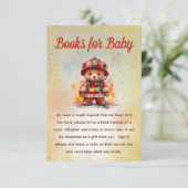 Little Firefighter Bear Baby Shower Books for Baby (Stehend Vorderseite)