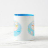 Little Fiscats Illustrationsbecher Tasse (Zentrum)