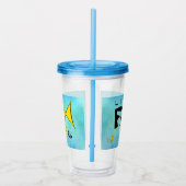 Little Fish Big Fish Funny Acryltrinkbecher (Rechts)