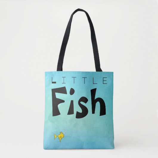 Little Fish Big Fish Funny Tasche (Vorderseite)