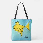 Little Fish Big Fish Funny Tasche (Rückseite)