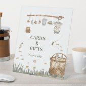 Little Fisherman Baby Shower Cards und Geschenke S Sockelschild (In Situ)