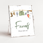 Little Fisherman Baby Shower Favoriten Poster