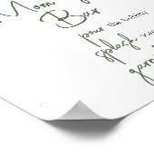 Little Fisherman Baby Shower Mama Osa Bar Poster (Ecke)