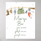 Little Fisherman Baby Shower Mama Osa Bar Poster (Vorne)
