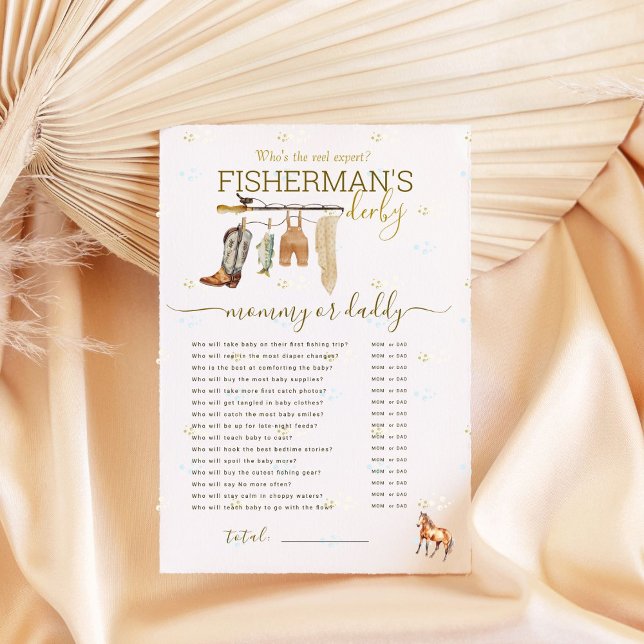Little Fisherman Baby Shower Mommy or Daddy Game (Von Creator hochgeladen)