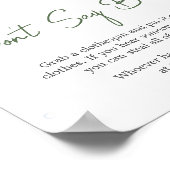 Little Fisherman Baby Shower Say Baby nicht Poster (Ecke)