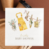 Little Fisherman Baby Showpaper Napkins Serviette