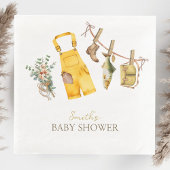 Little Fisherman Baby Showpaper Napkins Serviette