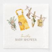 Little Fisherman Baby Showpaper Napkins Serviette (Vorderseite)