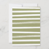 Little Fisherman Clothesline Baby Predictions Game Einladung (Rückseite)