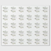 Little Fisherman Clothesline Fishing Baby Shower Geschenkpapier (Flach)