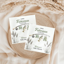 Little Fisherman Clothesline Fishing Baby Shower