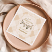 Little Fisherman Fishing Baby Shower Serviette