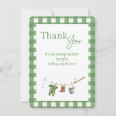 Little Fisherman Flat Thank You Card Dankeskarte (Vorderseite)