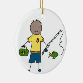 Little Fisherman Keramik Ornament (Rechts)