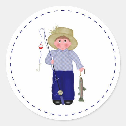 Little Fisherman Sticker (Vorderseite)