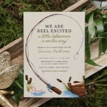 Little Fisherman Watercolor Adventure Baby Shower